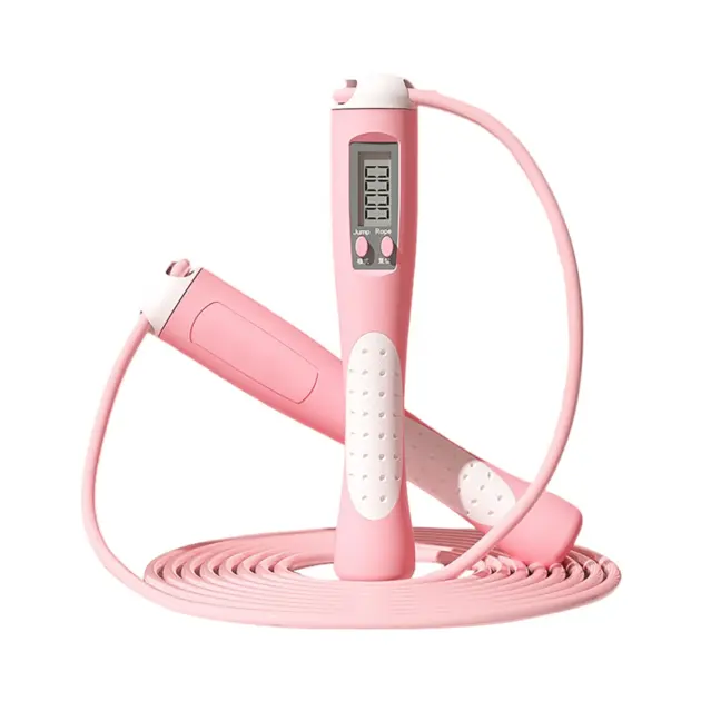 With Counter Indoor Skipping Ropes For Adults Counting Adjustable Digital Counting 2.8M Workout Smart Speed Rope Fitness Yoga Equipment