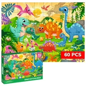 4 Pack - Montessori Wooden Puzzles + Coloring Book for Toddlers 2 3 4 5 Years Old, Animals Jigsaw Learning Toys for Kids, Children, Early Educational Color Sorting Block Puzzle Gift for Boy & Girls